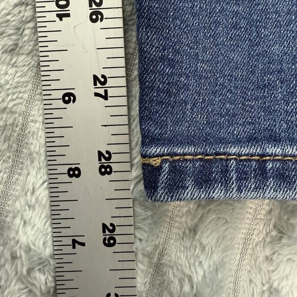 INC Jeans Womens 10S Skinny Leg Regular Fit Preppy Blue‎ Denim Stretch 30x28 - Picture 6 of 8